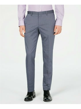Hugo Boss Mens Crosshatch Dress Pants Slacks